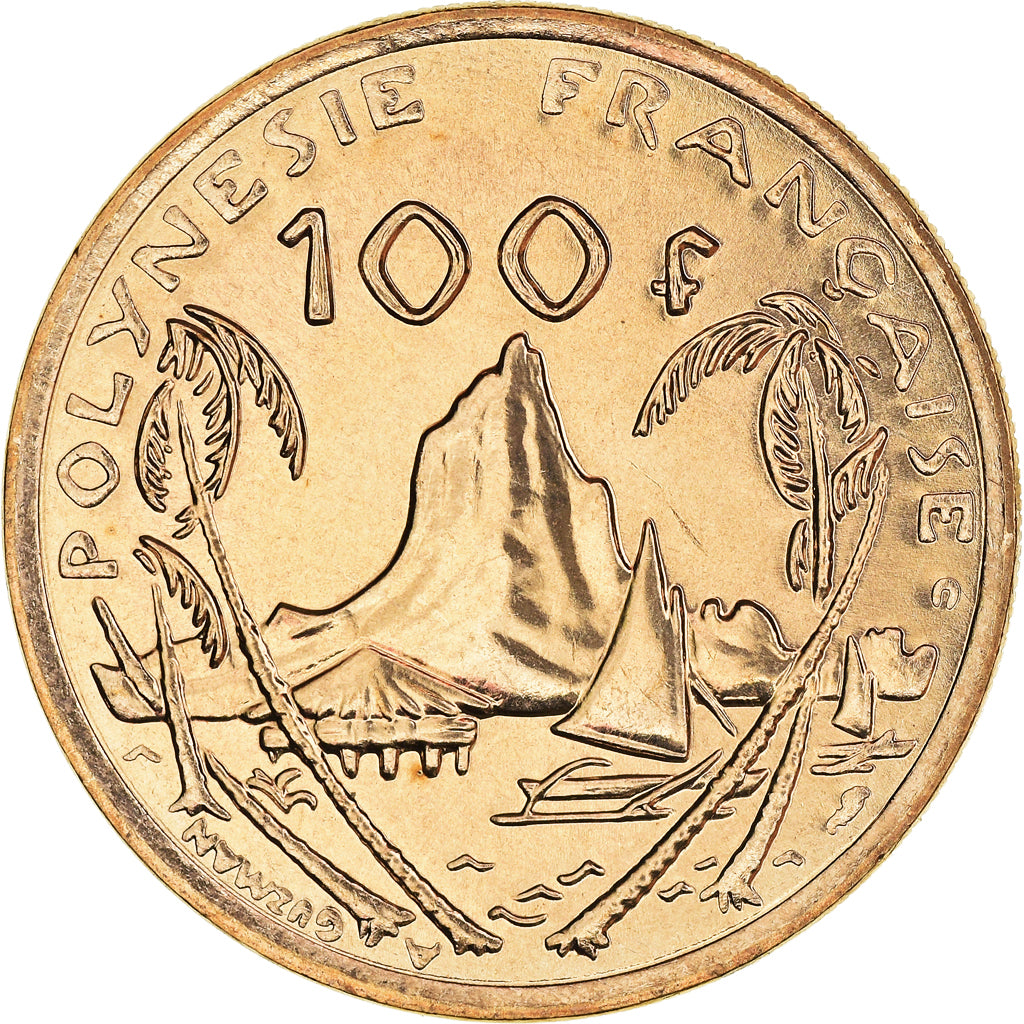 Coin, French Polynesia, 100 Francs, 2001, Paris, FDC, MS(65-70), Nickel-Bronze