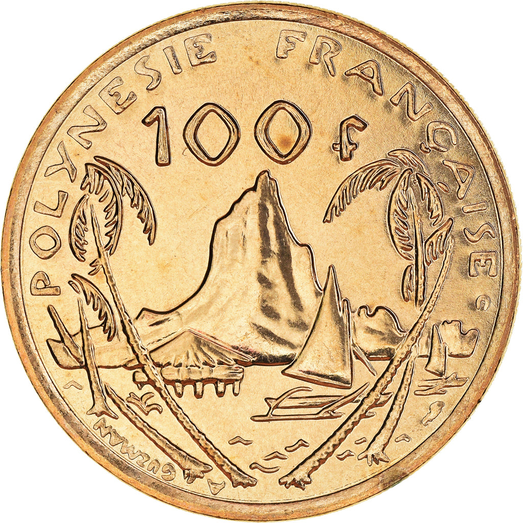 Coin, French Polynesia, 100 Francs, 2001, Paris, MS(65-70), Nickel-Bronze, KM:14