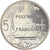 Coin, French Polynesia, 5 Francs, 2001, Paris, MS(65-70), Aluminum, KM:12