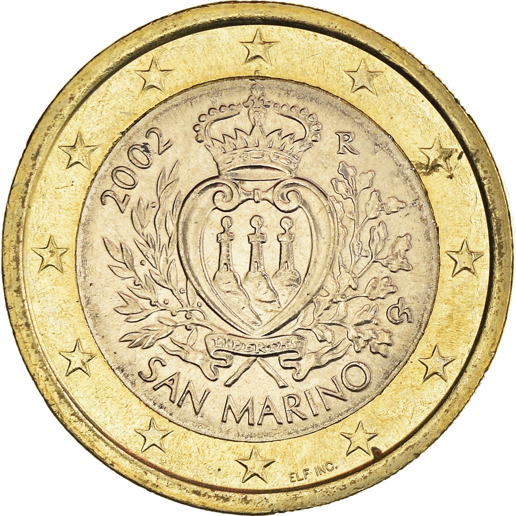 San Marino, Euro, 2002, Rome, MS(65-70), Bi-Metallic, KM:446