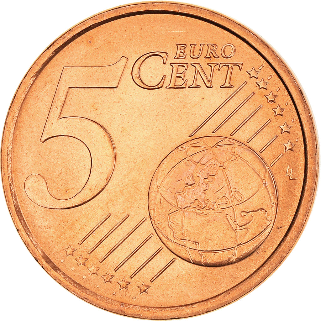 San Marino, 5 Euro Cent, 2002, MS(65-70), Copper Plated Steel, KM:442