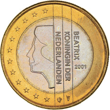 Paesi Bassi, Euro, 2001, Utrecht, FDC, FDC, Bi-metallico, KM:240