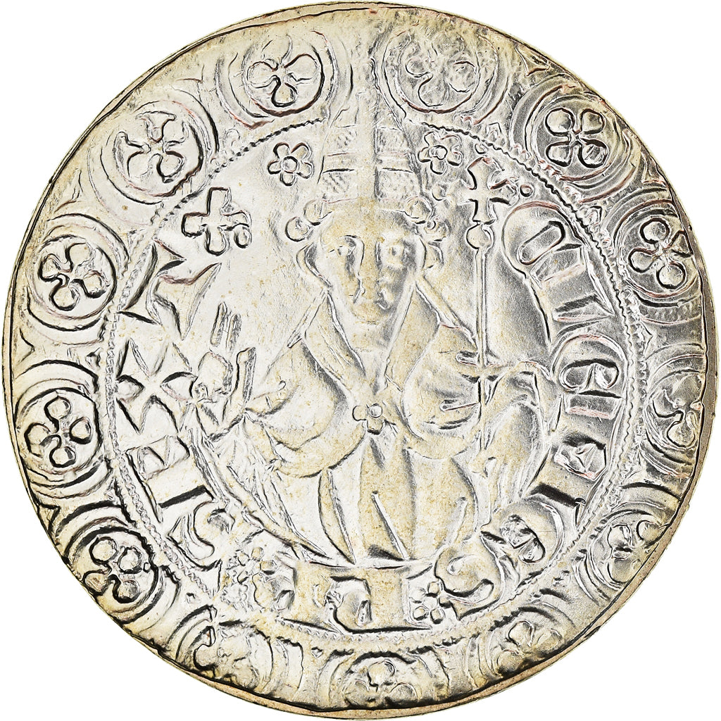 France, 10 Euro, PIECE D'HISTOIRE LES PAPES EN AVIGNON, 2019, MS(65-70), Silver