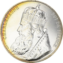 France, 10 Euro, PIECE D'HISTOIRE CHARLEMAGNE, 2019, FDC, Argent