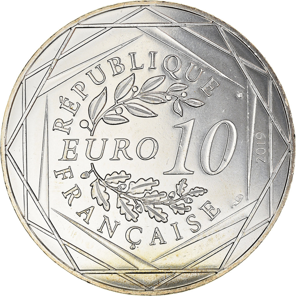 Francia, 10 Euro, PIECE D'HISTOIRE LOUIS XIV, 2019, FDC, Argento