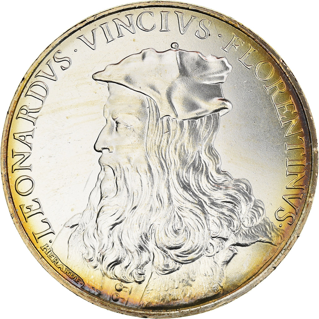 Frankreich, 10 Euro, PIECE D'HISTOIRE LEONARD DE VINCI, 2019, STGL, Silber