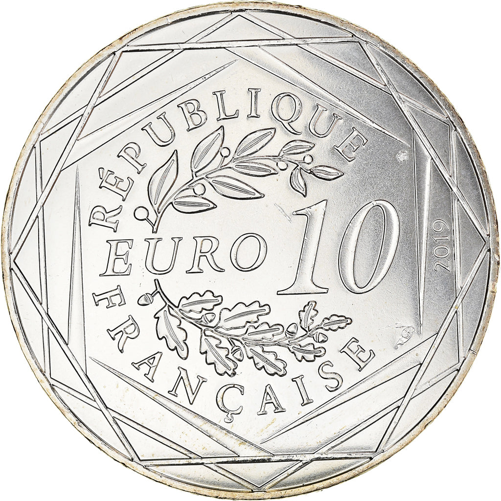 France, 10 Euro, PIECE D'HISTOIRE ALIENOR D'AQUITAINE, 2019, MS(65-70), Silver