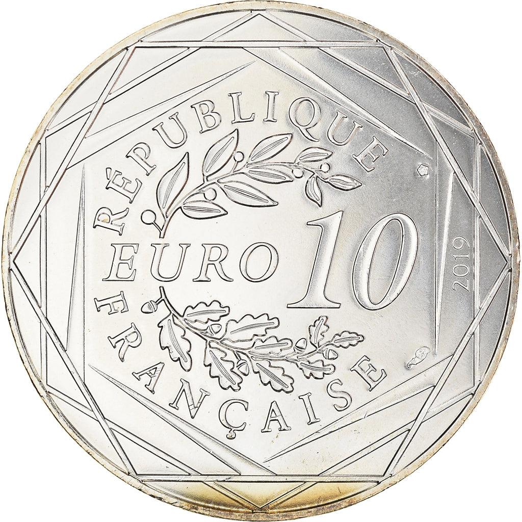 France, 10 Euro, Pièces d'Histoire, 2019, Paris, D'Artagnan, MS(65-70), Silver