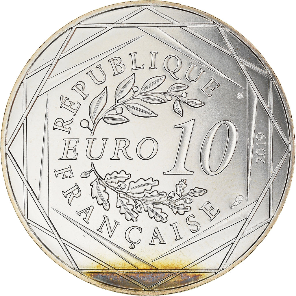 Francia, Tour Eiffel, 10 Euro, Pièces d'Histoire, 2019, Paris, D'Artagnan, FDC