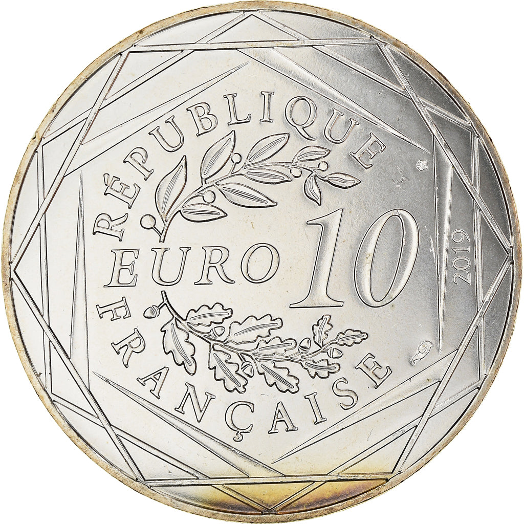 France, 10 Euro, Pièces d'Histoire, 2019, Paris, Dagobert, FDC, Argent