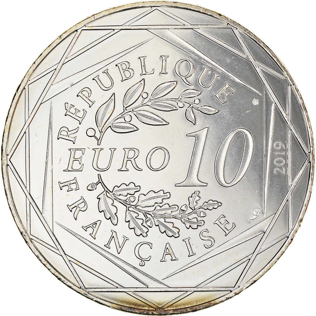 France, 10 Euro, Pièces d'Histoire, 2019, Paris, 5 Francs Essai, FDC, Argent