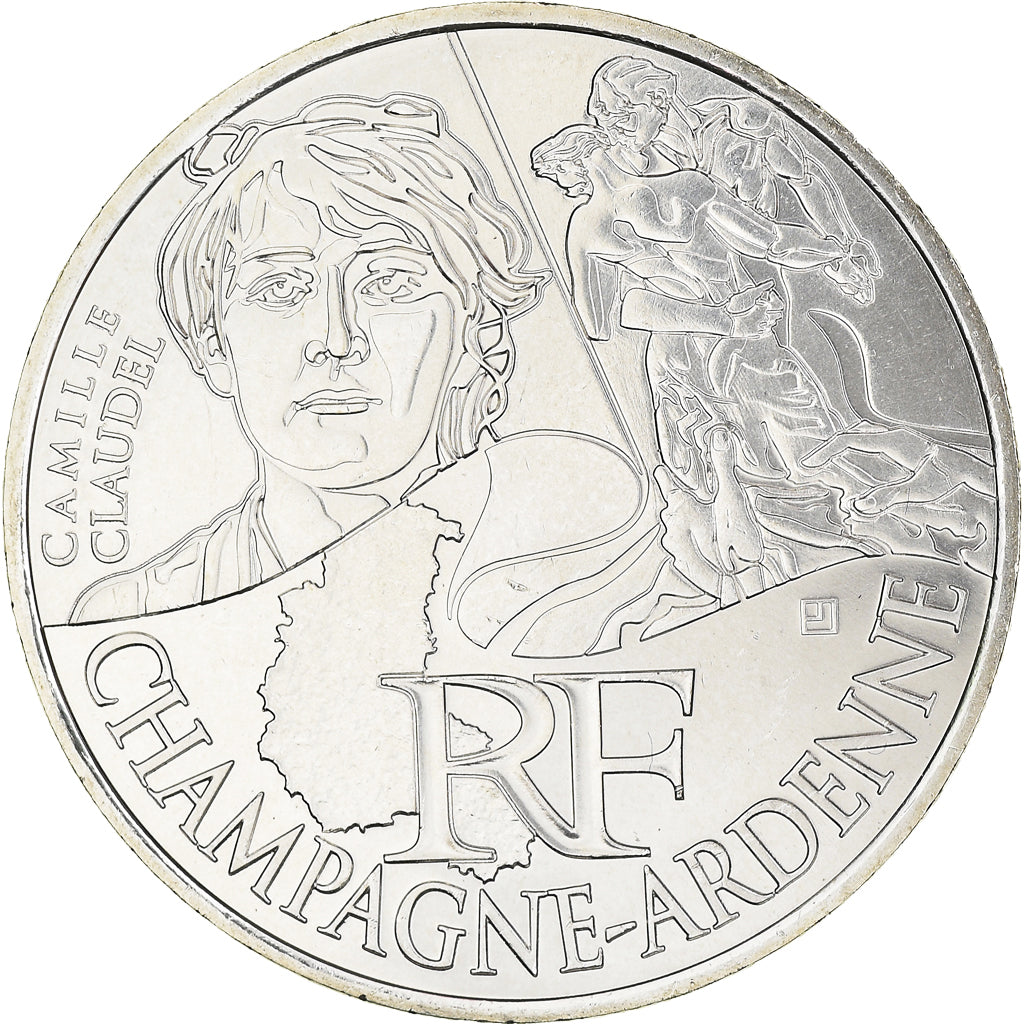 França, 10 Euro, Euros des régions, 2012, Paris, Champagne-Ardenne, MS(65-70)