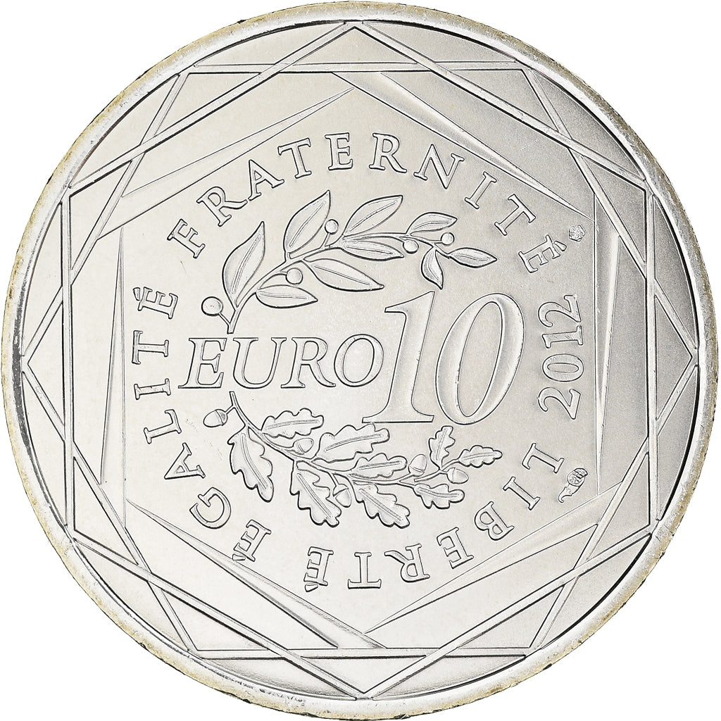 França, 10 Euro, Euros des régions, 2012, Paris, Champagne-Ardenne, MS(65-70)