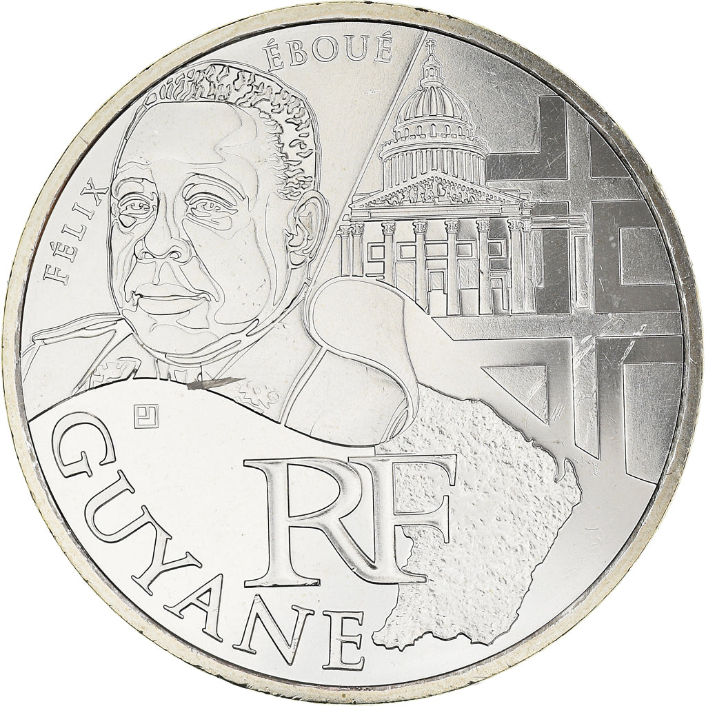 Frankreich, 10 Euro, Guyane, Euros des régions, 2012, Paris, Guyane, STGL