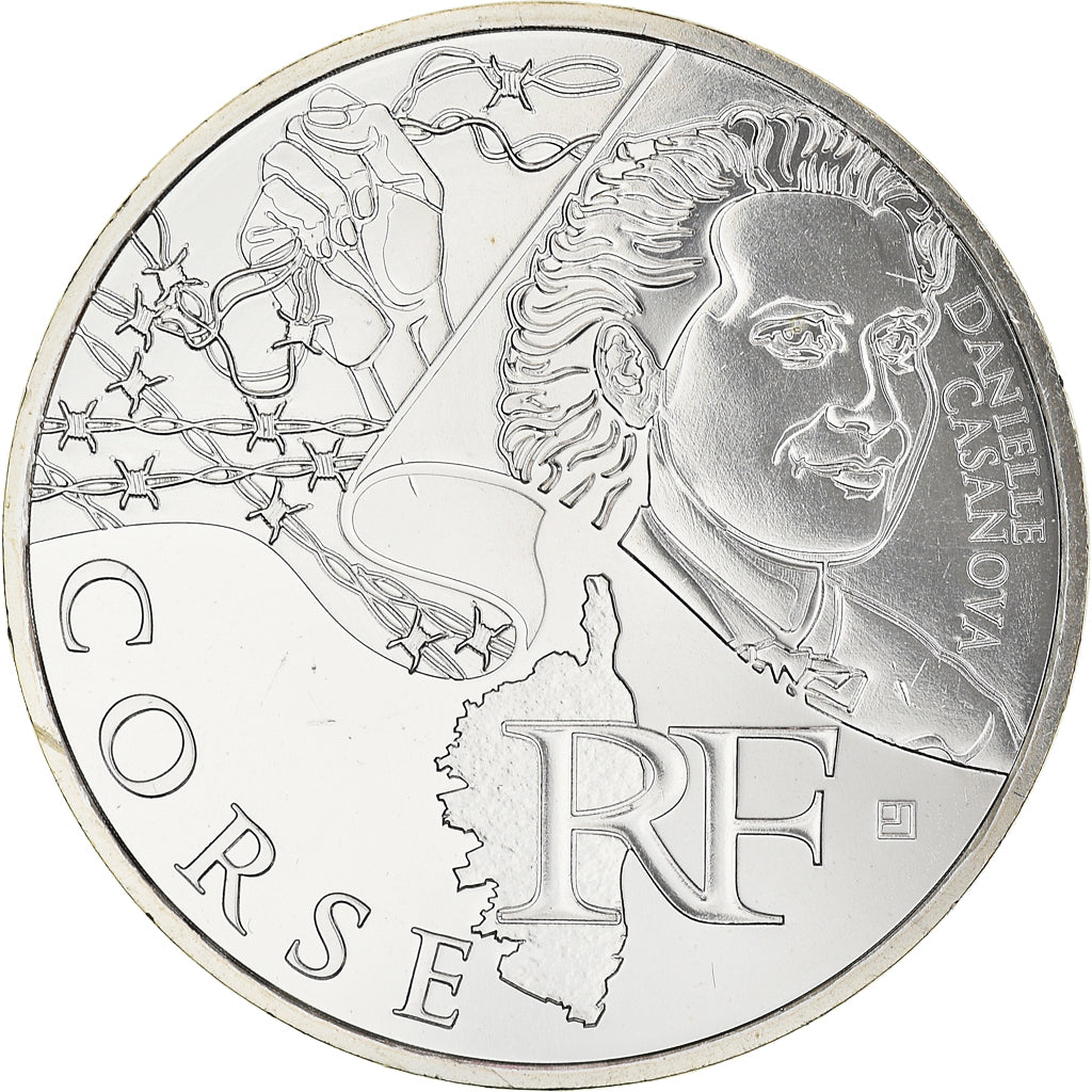 France, 10 Euro, Corse, Euros des régions, 2012, Paris, Corse, MS(65-70)