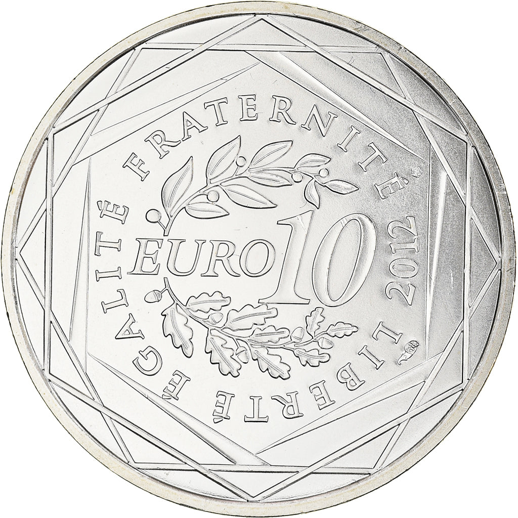 France, 10 Euro, Corse, Euros des régions, 2012, Paris, Corse, MS(65-70)