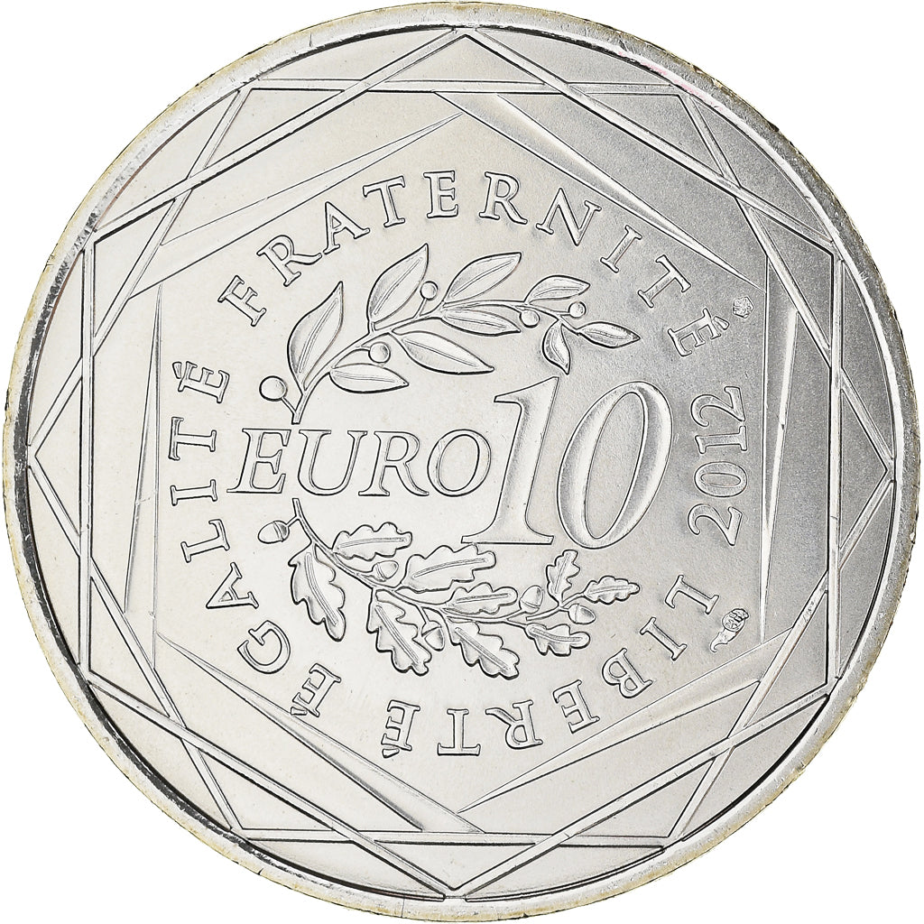 França, 10 Euro, Rhône Alpes, Euros des régions, 2012, Paris, Rhône-Alpes