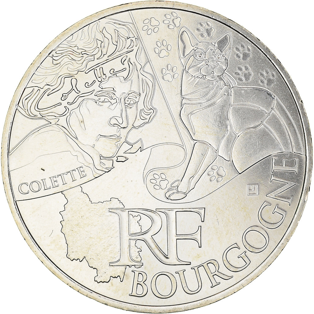 France, 10 Euro, Bourgogne, Euros des régions, 2012, Paris, FDC, MS(65-70)