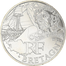 Francia, 10 Euro, Bretagne, Euros des régions, 2012, FDC, FDC, Argento