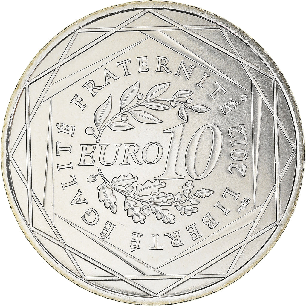 Francia, 10 Euro, Bretagne, Euros des régions, 2012, FDC, FDC, Argento