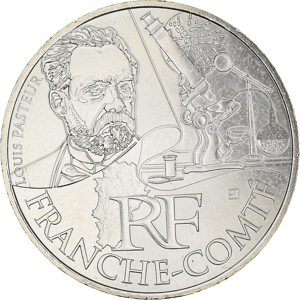 France, 10 Euro, Franche-Comté, Euros des régions, 2012, Paris, FDC