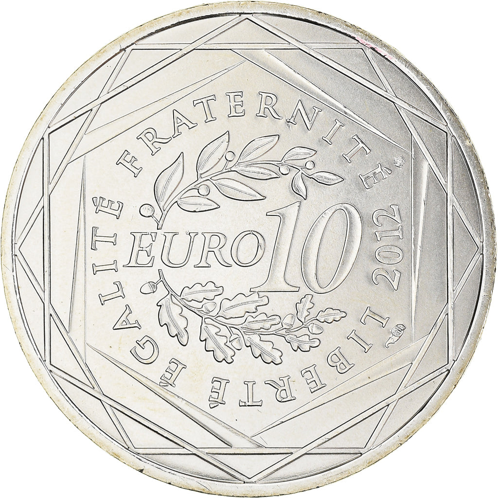 France, 10 Euro, Franche-Comté, Euros des régions, 2012, Paris, FDC