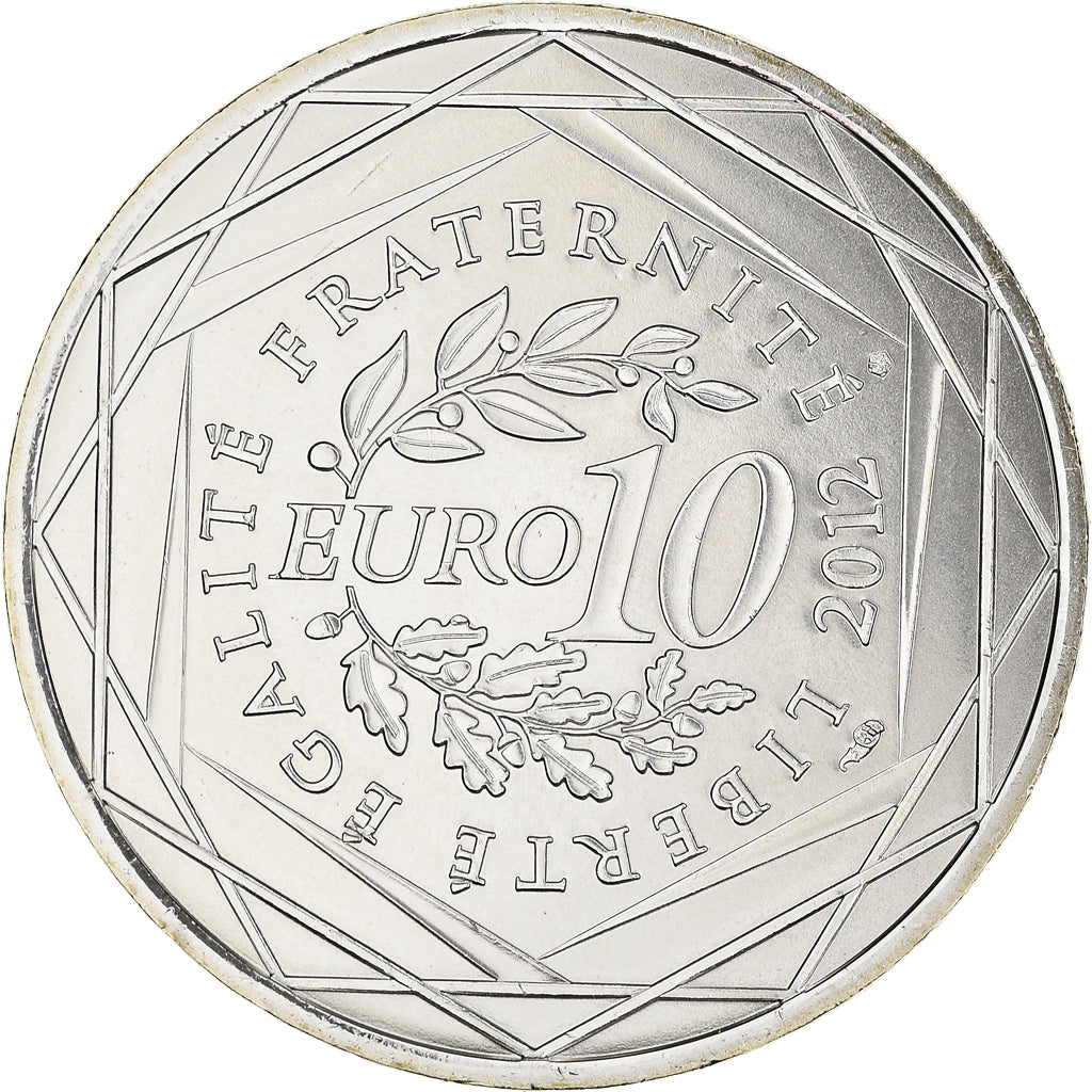 France, 10 Euro, Euros des régions, 2012, Paris, Poitou-Charente, MS(65-70)