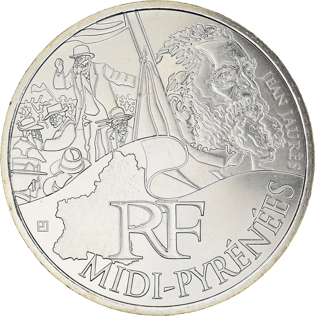 France, 10 Euro, Midi-Pyrénées, Euros des régions, 2012, FDC, FDC, Argent