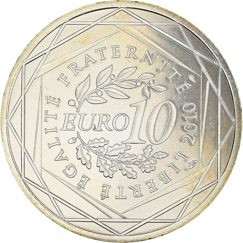 France, 10 Euro, Midi-Pyrénées, Euros des régions, 2010, FDC, FDC, Argent