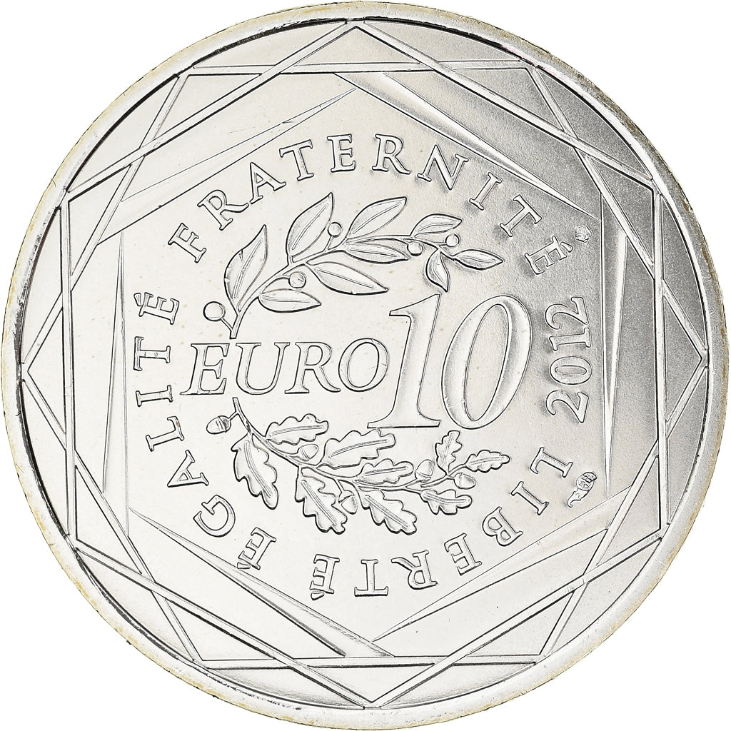 France, 10 Euro, Languedoc-Rousillon, Euros des régions, 2012, FDC, FDC, Argent