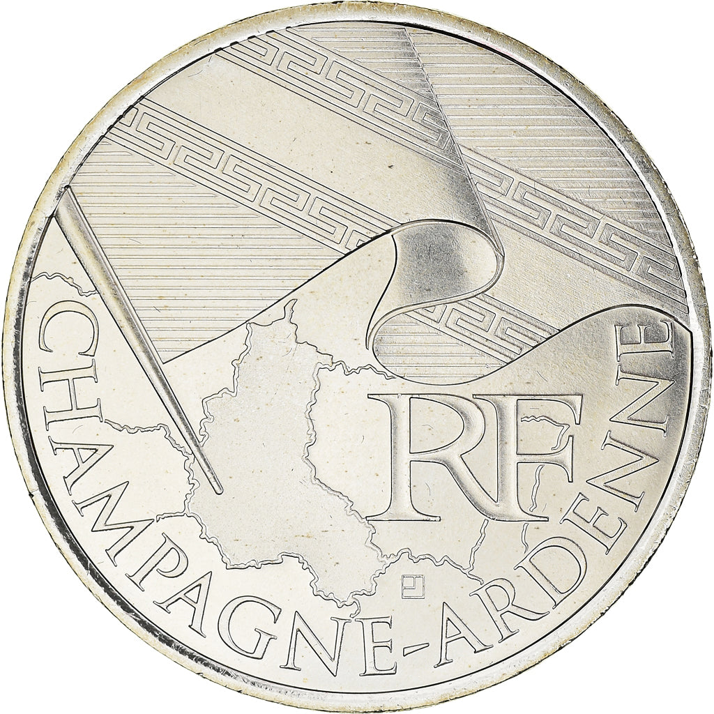 Frankrijk, 10 Euro, Champagne-Ardenne, Euros des régions, 2010, FDC, FDC