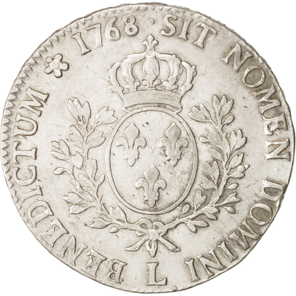 Moneda, Francia, Louis XV, Écu au bandeau, Ecu, 1768, Bayonne, BC+, Plata