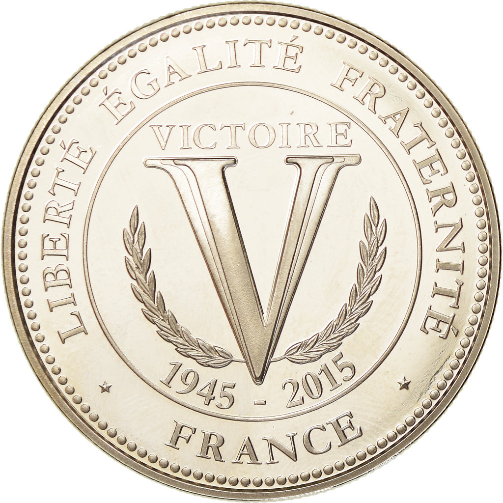 France, Medal, Seconde Guerre Mondiale, Victoire du 8 Mai 1945, 2015, MS(65-70)