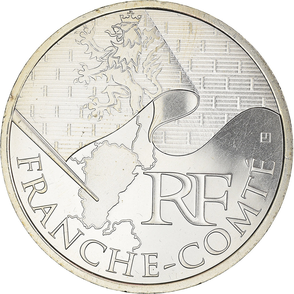 France, 10 Euro, Franche-Comté, Euros des régions, 2010, FDC, MS(65-70)