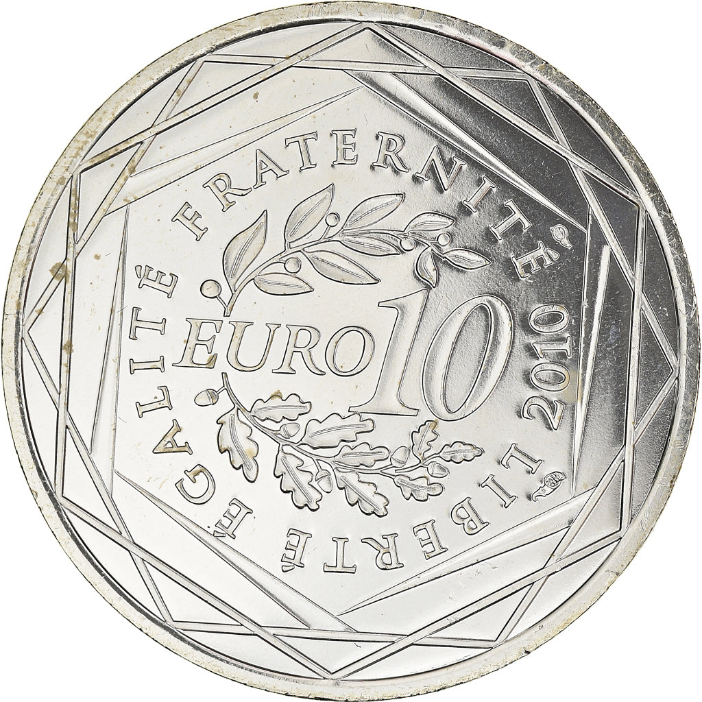France, 10 Euro, Franche-Comté, Euros des régions, 2010, FDC, MS(65-70)