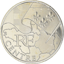 France, 10 Euro, Centre, Euros des régions, 2010, Paris, FDC, MS(65-70)