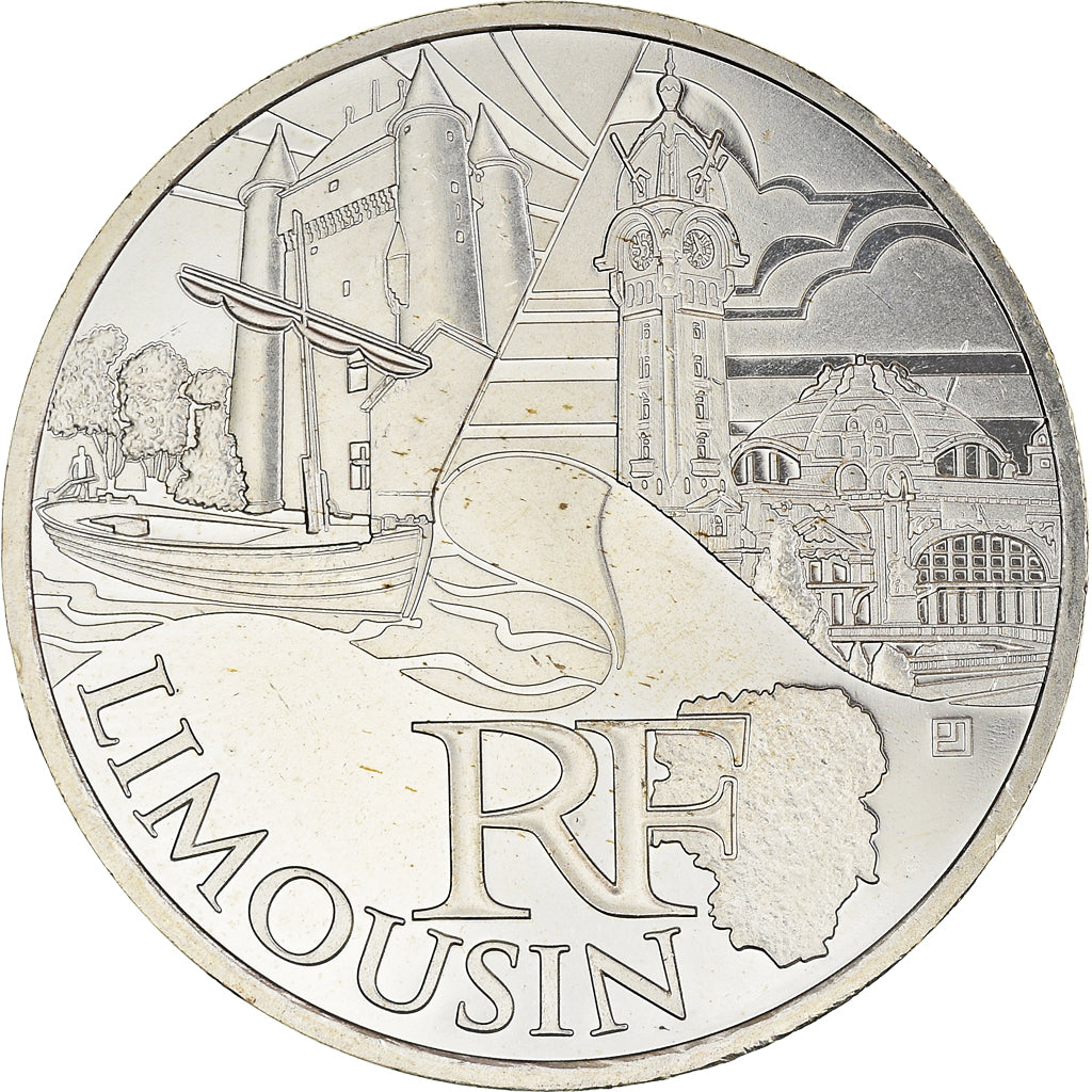 Frankreich, 10 Euro, Euros des régions, 2011, Paris, FDC, STGL, Silber, KM:1742