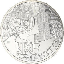 Francia, 10 Euro, Mayotte, Euros des régions, 2011, FDC, FDC, Argento