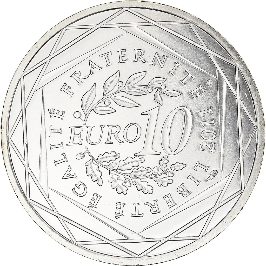 Francia, 10 Euro, Mayotte, Euros des régions, 2011, FDC, FDC, Argento