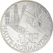 Francja, 10 Euro, Haute Normandie, Euros des régions, 2011, FDC, MS(65-70)