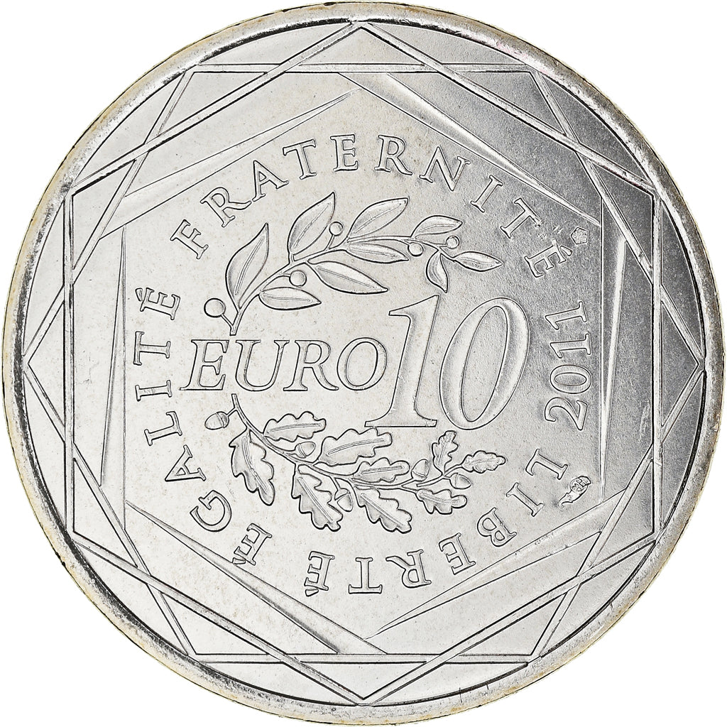 Francja, 10 Euro, Haute Normandie, Euros des régions, 2011, FDC, MS(65-70)