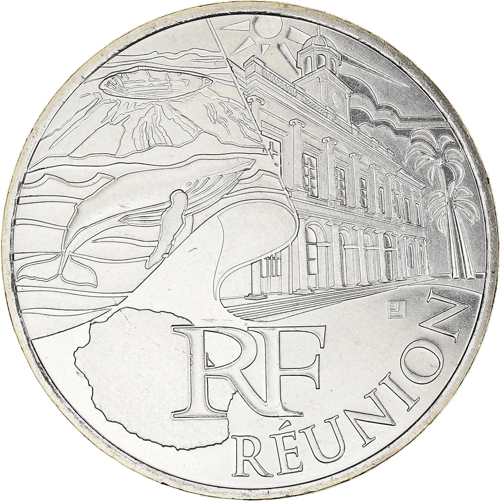 Frankreich, 10 Euro, Réunion, Euros des régions, 2011, Paris, FDC, STGL
