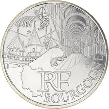 France, 10 Euro, Bourgogne, Euros des régions, 2011, FDC, MS(65-70), Silver