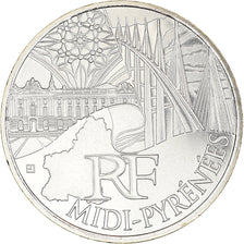 France, 10 Euro, Midi-Pyrénées, Euros des régions, 2011, Paris, FDC, FDC