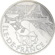 France, 10 Euro, Ile de France, Euros des régions, 2011, FDC, MS(65-70), Silver