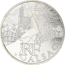 France, 10 Euro, Alsace, Euros des régions, 2011, FDC, FDC, Argent
