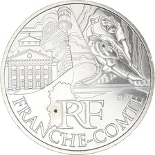 Francia, 10 Euro, Franche-Comté, Euros des régions, 2011, Paris, SPL, Argento