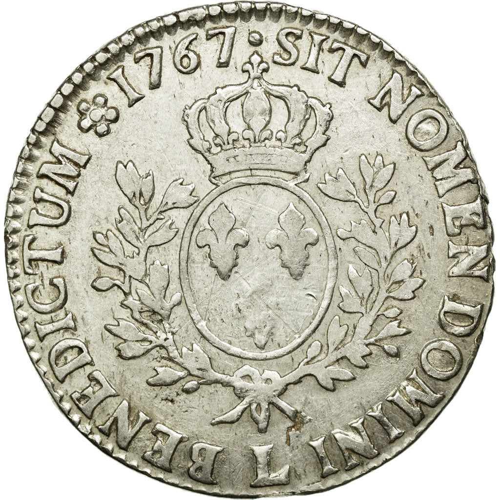 Münze, Frankreich, Louis XV, Écu au bandeau, Ecu, 1767, Bayonne, S, Silber