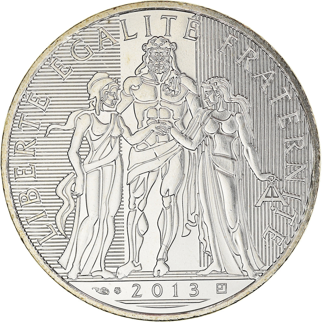 Frankreich, 10 Euro, Hercule, 2013, Paris, FDC, STGL, Silber, Gadoury:EU590