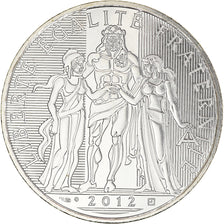France, 10 Euro, Hercule, 2012, Paris, MS(65-70), Silver, Gadoury:EU 516